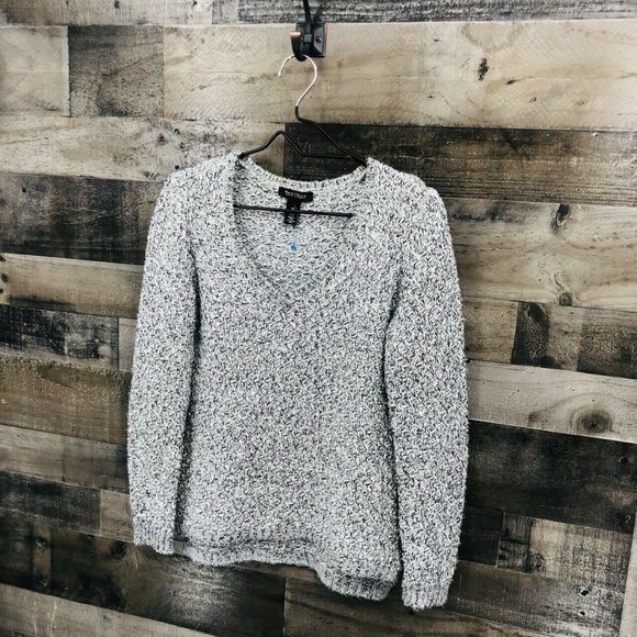White House Black Market Knit Sweater Size XS Gray - Picture 2 of 7